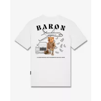 FW25 T-Shirt Backprint Filou CXLVI. BARON - White