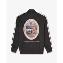 FW25 Tracksuit Jacket Oval Backprint Filou CXLVIII. - Black