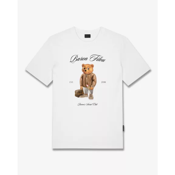 FW25 T-Shirt Filou CXLVI. Baron’s Social Club - White FW25 T-Shirt Filou CXLVI. Baron’s Social Club - White