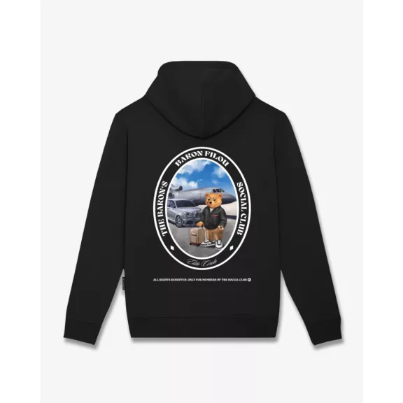 FW25 Hoodie Oval Backprint Filou CLI. - Black FW25 Hoodie Oval Backprint Filou CLI. - Black