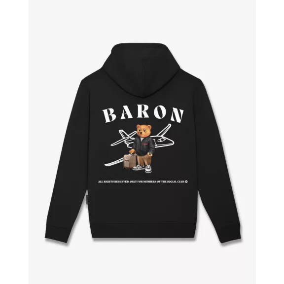 FW25 Hoodie Backprint Filou CLI. BARON - Black FW25 Hoodie Backprint Filou CLI. BARON - Black