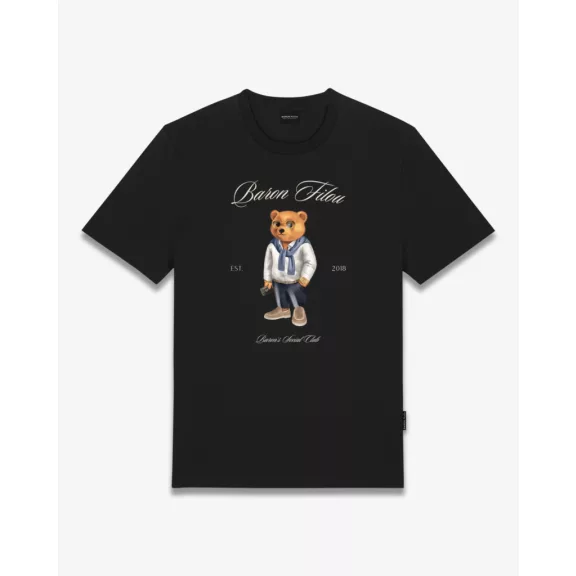 FW25 T-Shirt Filou CLII. Baron’s Social Club - Black FW25 T-Shirt Filou CLII. Baron’s Social Club - Black