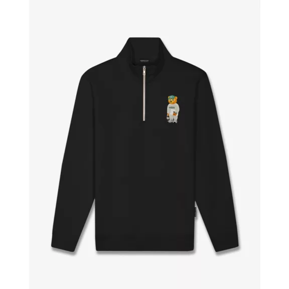 FW25 Half-Zip Filou CXLVII. - Black FW25 Half-Zip Filou CXLVII. - Black
