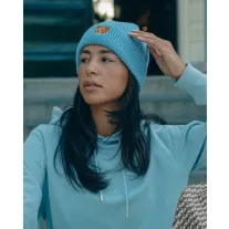 FW25 Cotton Beanie - Frosted blue