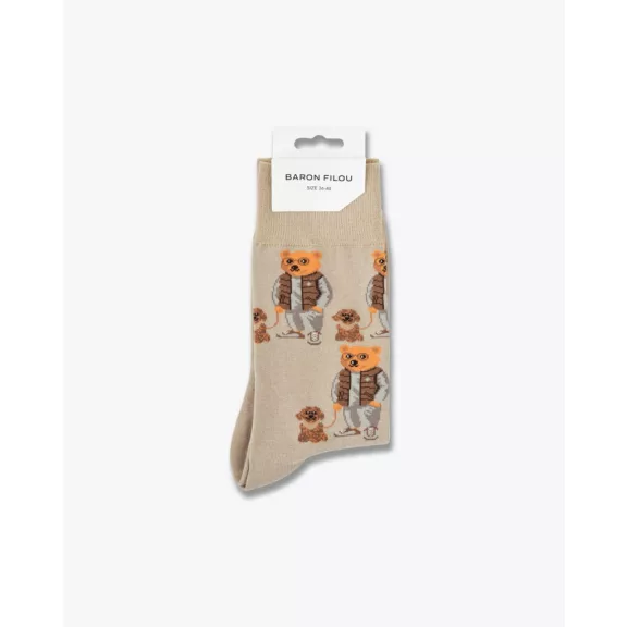 FW25 Knit Socks Filou CL. - Sand brown FW25 Knit Socks Filou CL. - Sand brown