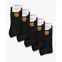 5-Pack Baron Filou Essential Socks - Black