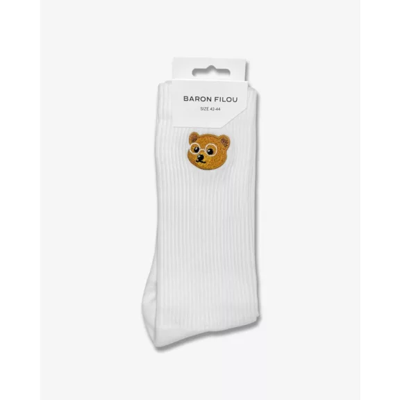 Baron Filou Essential Socks - White Baron Filou Essential Socks - White