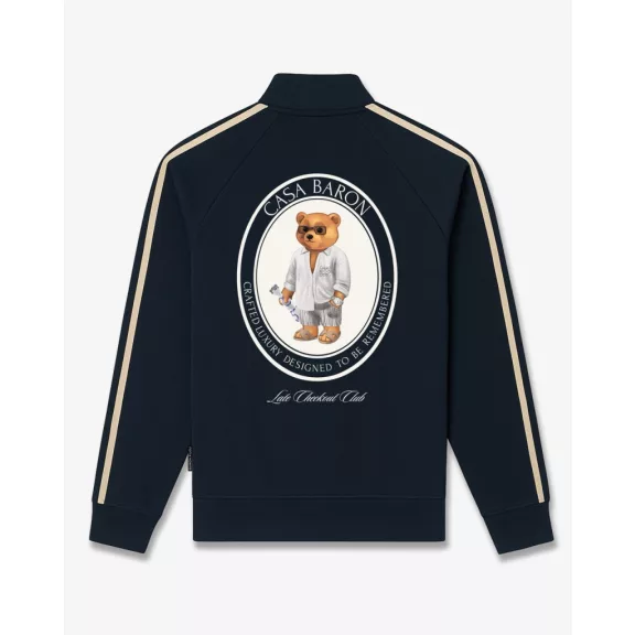 SS26 Oval Backprint Tracksuit Jacket Filou CLXVIII. CASA BARON - Navy blue SS26 Oval Backprint Tracksuit Jacket Filou CLXVIII. CASA BARON - Navy blue