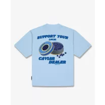 SS26 Oversized Backprint T-Shirt CAVIAR DEALER - Light blue