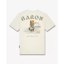 SS26 Backprint T-Shirt Filou CXL. BARON - Off-White