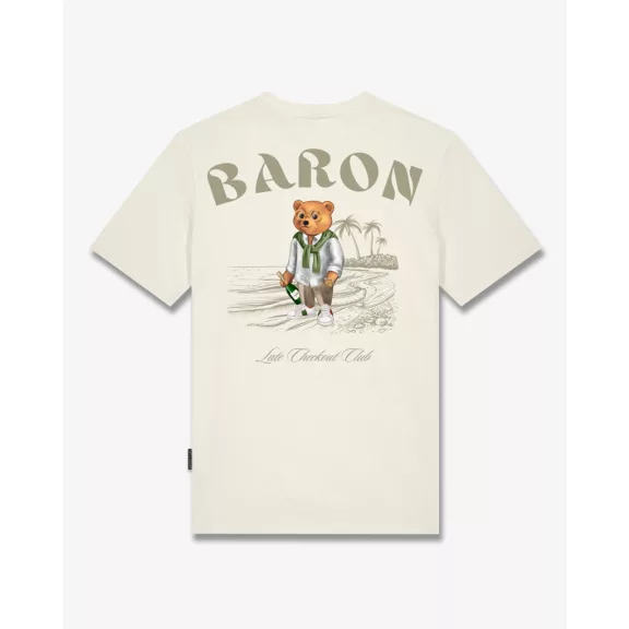 SS26 Backprint T-Shirt Filou CXL. BARON - Off-White SS26 Backprint T-Shirt Filou CXL. BARON - Off-White