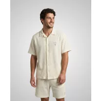 SS26 Signature Structured Shirt - Off-White