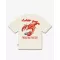SS26 Oversized Backprint T-Shirt LOBSTER GANG - Off-White