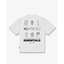 SS26 Oversized Backprint T-Shirt SUMMER ESSENTIALS - White