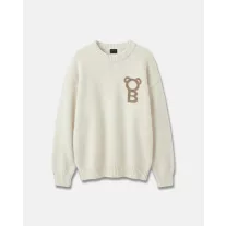 SS26 Signature Knit Pullover- Off-White