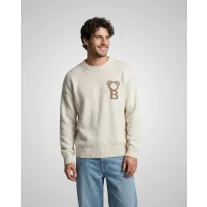 SS26 Signature Knit Pullover- Off-White