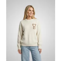 SS26 Signature Knit Pullover- Off-White