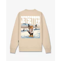Backprint Pullover Filou CLXXIII. JETSETTER -  Sand brown