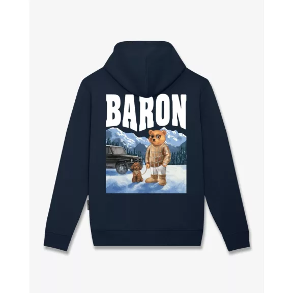 Backprint Hoodie Filou CXXXIII. BARON - Navy blue Backprint Hoodie Filou CXXXIII. BARON - Navy blue