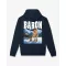 Backprint Hoodie Filou CXXXIII. BARON - Navy blue