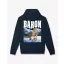 Backprint Hoodie Filou CXXXIII. BARON - Navy blue