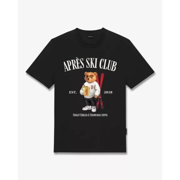 T-Shirt Filou CXXXV. APRÈS SKI CLUB - Black T-Shirt Filou CXXXV. APRÈS SKI CLUB - Black