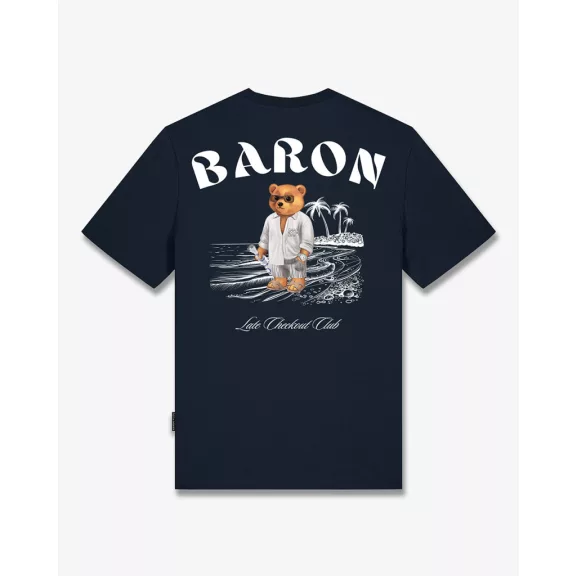 SS26 Backprint T-Shirt Filou CLXVIII. BARON - Navy blue SS26 Backprint T-Shirt Filou CLXVIII. BARON - Navy blue