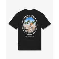 SS26 Oval Backprint T-Shirt Filou CLXIX. - Black