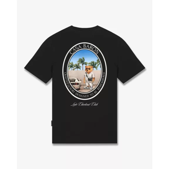 SS26 Oval Backprint T-Shirt Filou CLXIX. - Black SS26 Oval Backprint T-Shirt Filou CLXIX. - Black
