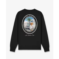 SS26 Oval Backprint Pullover Filou CLXVIII. - Black