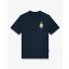 SS26 Chest Embroidered T-Shirt Filou CLXVIII. - Navy blue