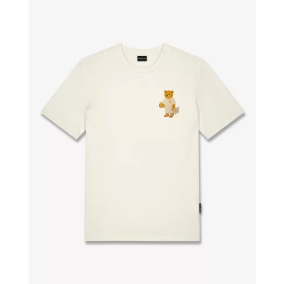 SS26 Chest Embroidered T-Shirt Filou CLXX. - Off-White SS26 Chest Embroidered T-Shirt Filou CLXX. - Off-White