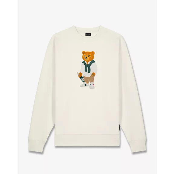 SS26 Embroidered Pullover Filou CXL. - Off-White SS26 Embroidered Pullover Filou CXL. - Off-White