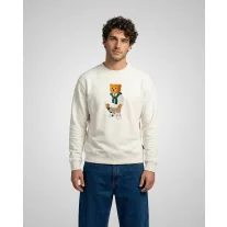 SS26 Embroidered Pullover Filou CXL. - Off-White