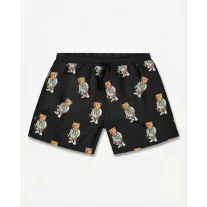 SS26 Swim Shorts Allover Filou CXL. - Black