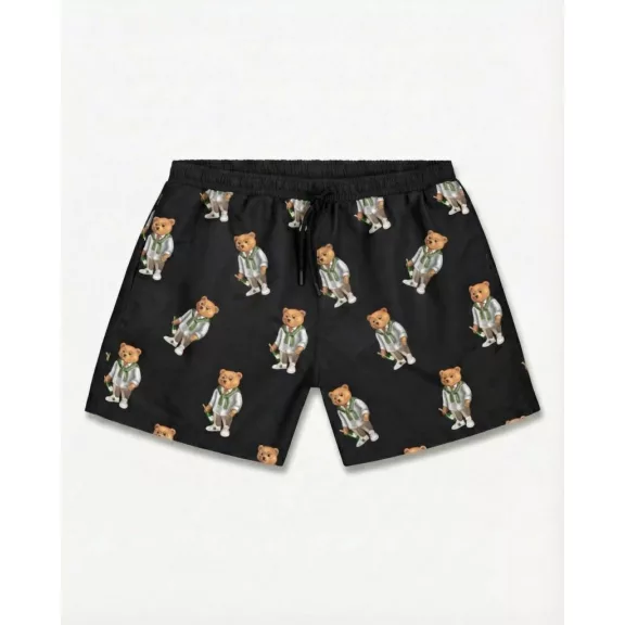 SS26 Swim Shorts Allover Filou CXL. - Black SS26 Swim Shorts Allover Filou CXL. - Black