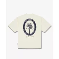 SS26 Oversized Backprint T-Shirt CASA BARON PALM - Off-White