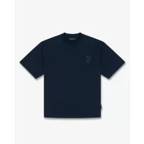 SS26 Oversized Signature T-Shirt - Navy blue