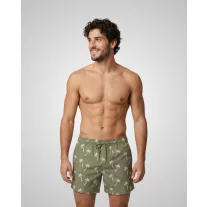 SS26 Swim Shorts Allover Palms - Sage