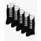 SS26 5-Pack BARON Sport Socks - Black
