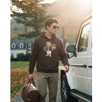 FW26 Hoodie Filou 183 - Chocolate Brown