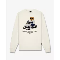 FW26 Embroidered Pullover Filou 185 - Off-White