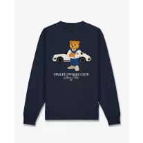 FW26 Embroidered Pullover Filou 186 - Oxford Blue