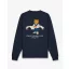 FW26 Embroidered Pullover Filou 186 - Oxford Blue