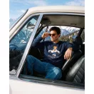 FW26 Embroidered Pullover Filou 186 - Oxford Blue FW26 Embroidered Pullover Filou 186 - Oxford Blue