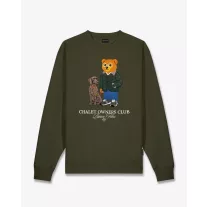 FW26 Embroidered Pullover Filou 182 - Olive Green