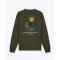 FW26 Embroidered Pullover Filou 182 - Olive Green