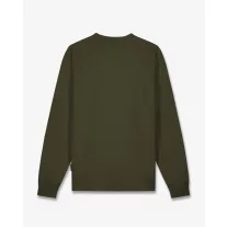 FW26 Embroidered Pullover Filou 182 - Olive Green
