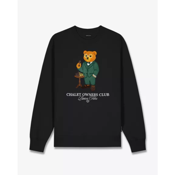FW26 Embroidered Pullover Filou 184 - Black FW26 Embroidered Pullover Filou 184 - Black