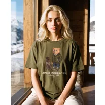 FW26 Supima Cotton T-Shirt Filou 182 - Olive Green